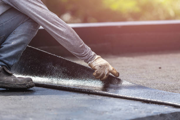 Professional Emergency Waterproofing technician working in Utica, IN